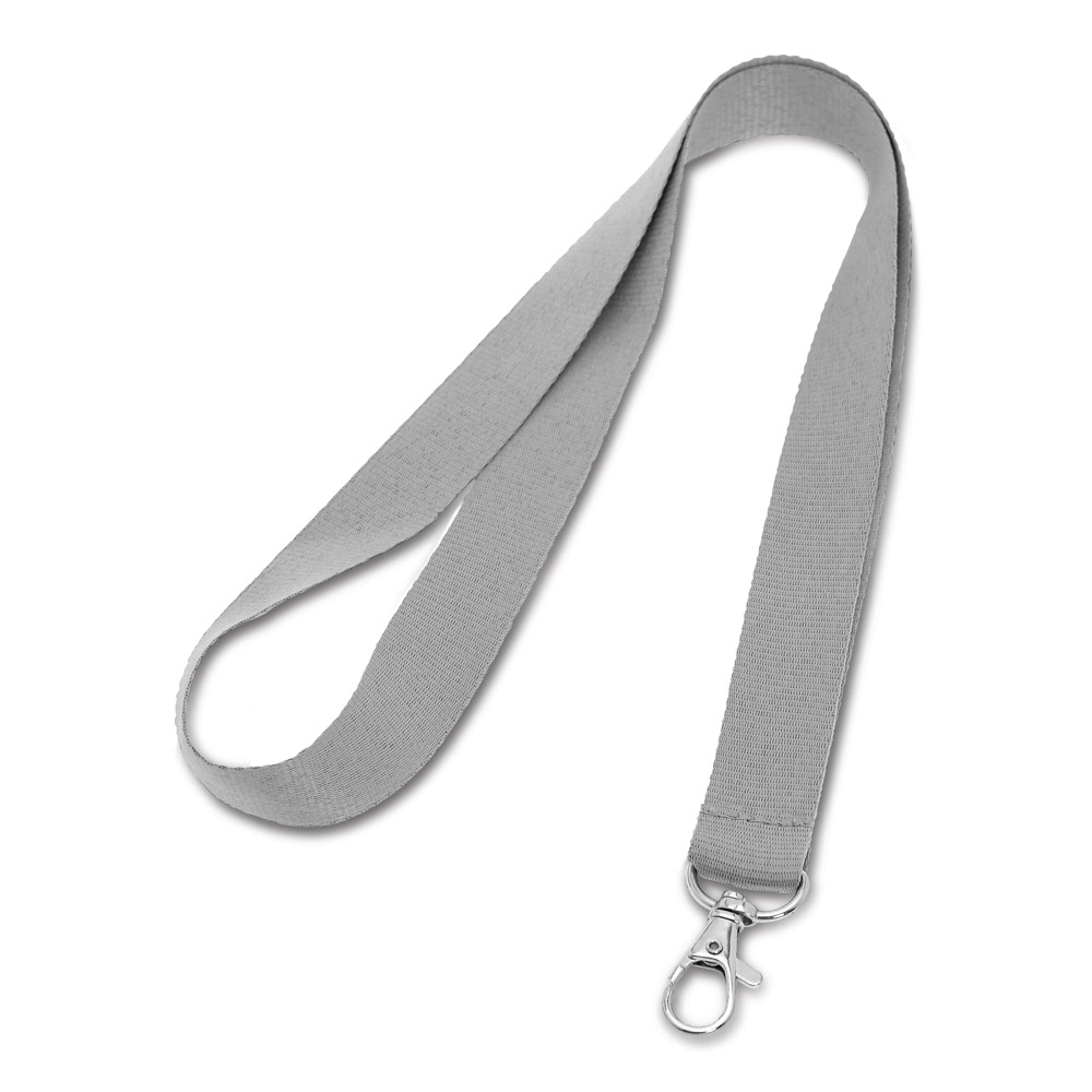 Lanyard personnalisable basique Gris clair